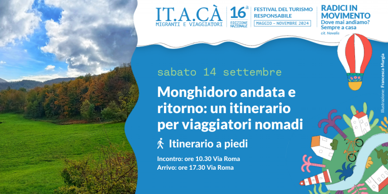 Il 14 settembre, a Monghidoro, trekking e itinerari accessibili con il Festival IT.A.CÀ