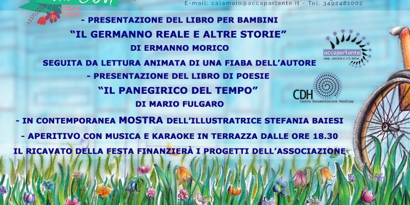 Giovedì 6 giugno torna la tradizionale Festa sul terrazzo del Centro Documentazione Handicap!