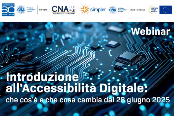 Introduzione all’accessibilità digitale: giovedì 8 maggio webinar con CNA e Accaparlante