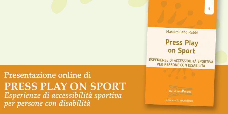 Lunedì 22 marzo la prima presentazione di “Press Play on Sport” in diretta Facebook