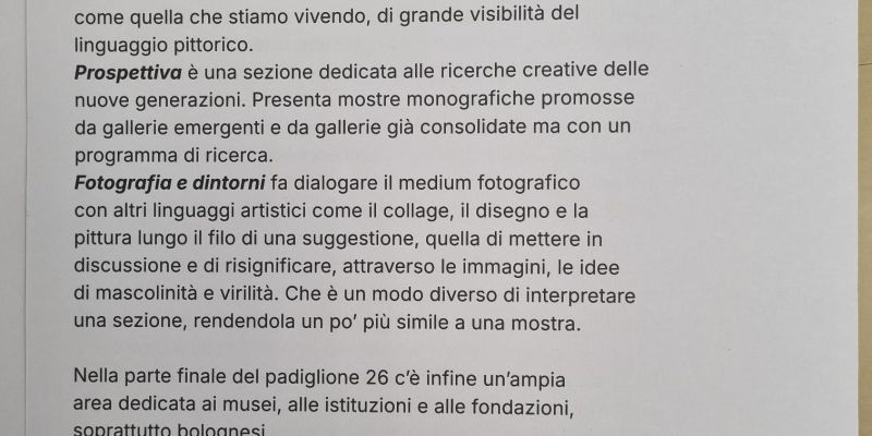 “Cosa sarà” la cultura accessibile? Promuovere l’accessibilità culturale ad Arte Fiera di Bologna
