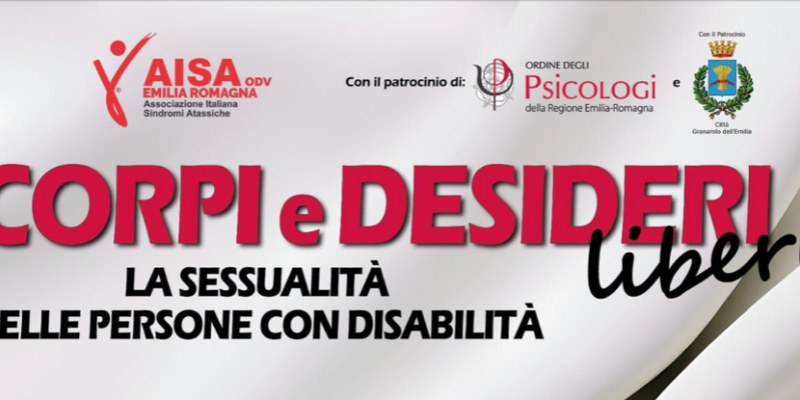Corpi e desideri liberi: il 23 maggio un convegno sulla sessualità nelle persone con disabilità