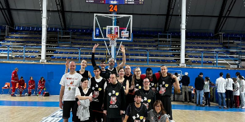 Il canestro di Mattia, a proposito di baskin